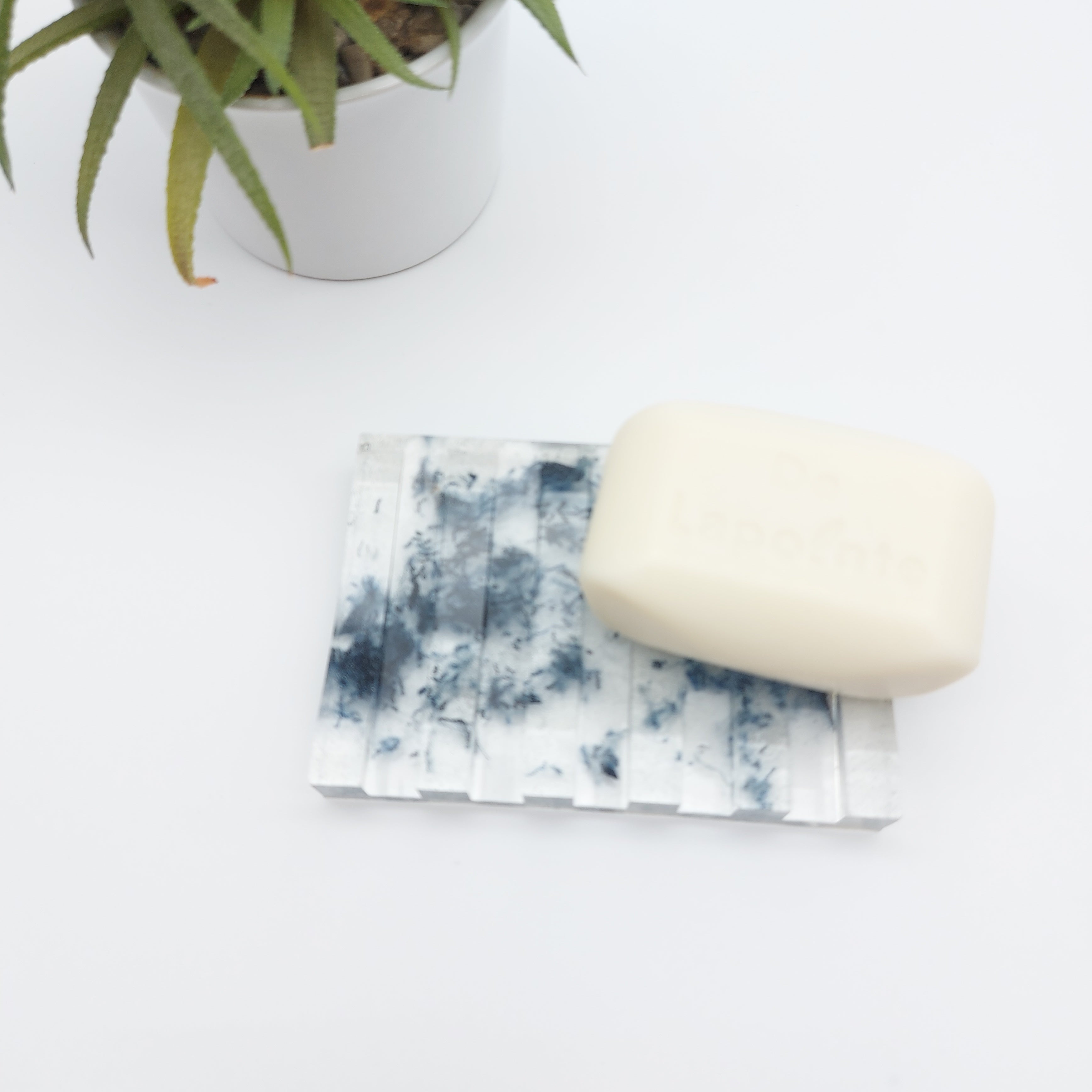 Delycastef porte savon denim